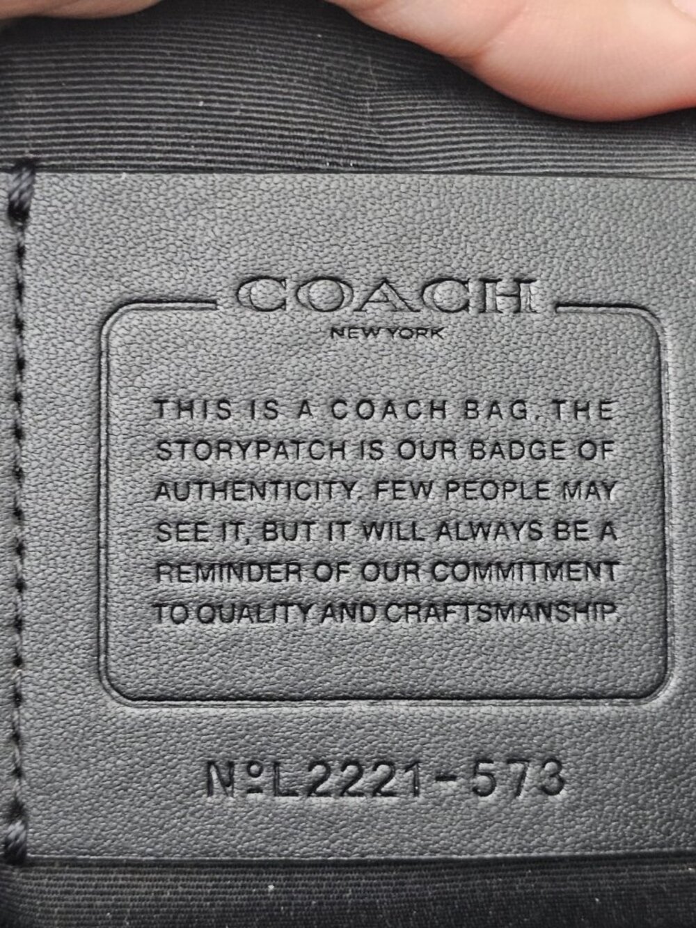 Coach Signature Monogram Crossbody Messenger Bag Black Charcoal Leather f54771 - Picture 11 of 14